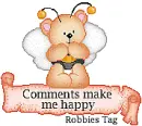 Comments make me Happy - by Robbie