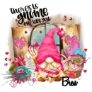 Bren - There is Gnome One Like You Love Valentine Hearts Cupid