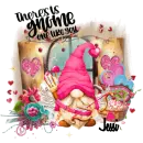 Jessi - There is Gnome One Like You Love Valentine Hearts Cupid
