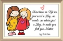 Hugs and Friendship - by Robbie