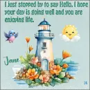 Stopped by to say Hello - Jane 