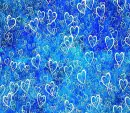 Blue Heart Background