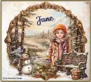 Little girl in the snow - Jane 