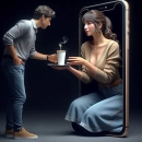 Coffee through the phone