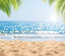 Glittering Seas, Ocean Background.