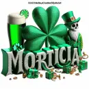 St.Patricks Day Morticia