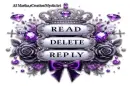 Read,Delete,Reply