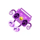 Smiling Boombox Party