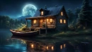Cabin by the lake