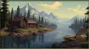 Cabin by the lake