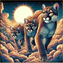 Cougars on the prowl (AI creation)