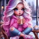 Lily with a Milkshake