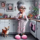 Grannie in the kitchen