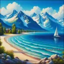 Beach scene