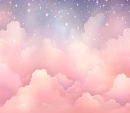 Background - Pink Clouds / Starry