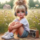 Listening to music