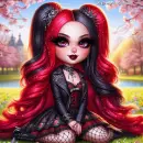 Gothic Spring Girl