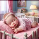 Baby girl sleeping