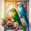 Cute Parakeets