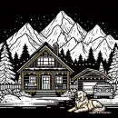 Home and dog