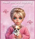Blonde girl - enjoying yuor day