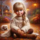 Cute girl in Autumn