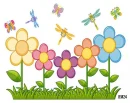 Dragonflies & Butterflies in a garden