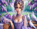 Victorian Goth purple