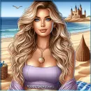 Woman on beach