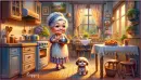 Grannie cooking