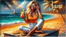 Blonde on the beach - Jane 