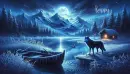 Wolf in the wild