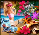 Eat, beach, sleep, repeat - Jane 