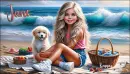 Girl on the beach - Jane