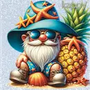 Beach Gnome Sticker