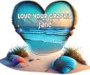 Beachy Love your graphic - Jane 
