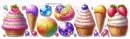 Ice cream cup Summer Dividers