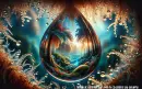 Water droplet scene