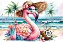 Pelican on the beach