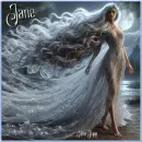 Woman long flowing hair 