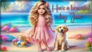 Girl and dog - Jane 