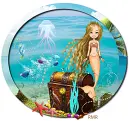 The Mermaid in the deep blue Sea