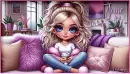 Girl chillin's on couch - Jane 
