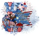 Patriotic Bear (Land of the Free, Home of the Brave)