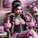 Glitter Goth Girl