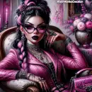 Glitter Pink Goth