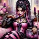 Glitter goth