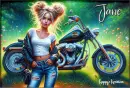 Girl and her bike - Jane