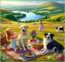 Picnic with the Dogs