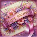 Happy Birthday sign 